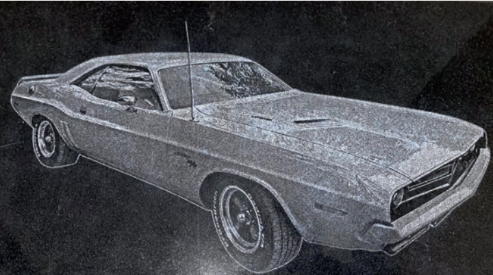 Etched Car